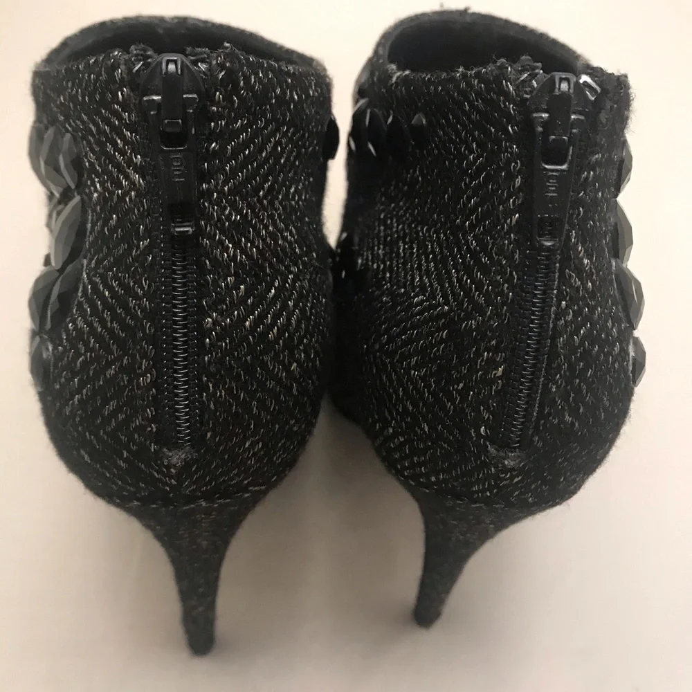 NEW-Di Beatrice Italian crystal booties - Picture 3 of 6